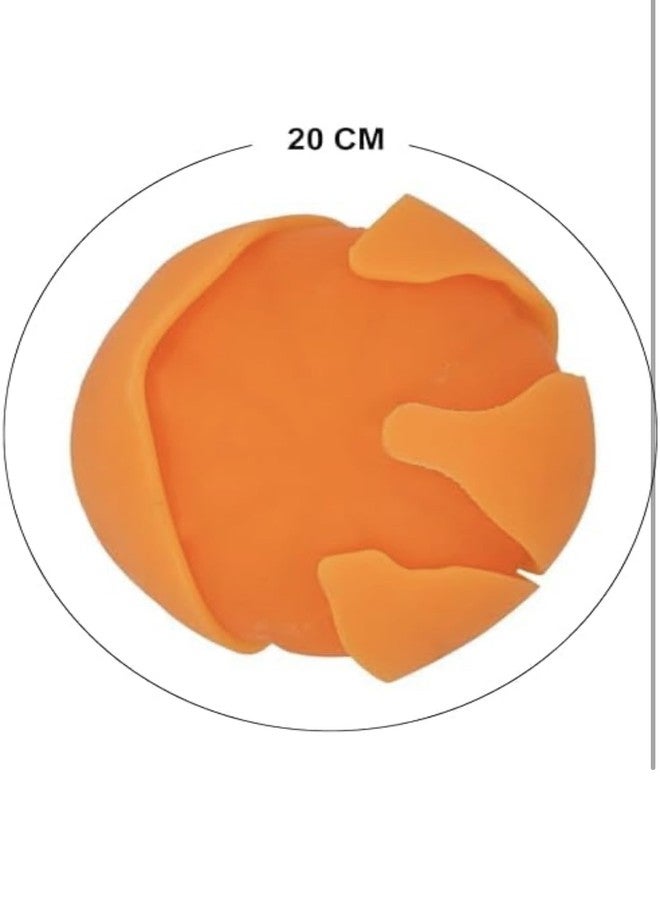 Richtots Premium Stress Relief Squishy Orange Squeeze Stress Reliever Toys Squishy Fruit Toy Soft Mind Relaxing Toys for Kids and Adults (1 Pcs) - Image 4